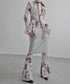 Sheer Flared Hem Shirt